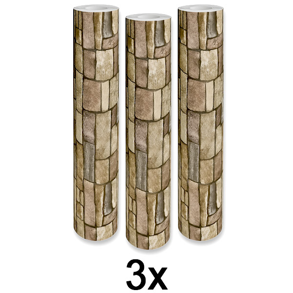 3x Stilvolle 3D-Tapete – Einfache Wandverwandlung | WALLCORWRAP 2+2 GRATIS